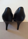 BRAND NEW FRENCH CONNECTION BLACK LEATHER HEELS SIZE 3.5/36 - Whispers Dress Agency - Womens Heels - 4