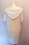 Jordan Taylor White Hooded Kaftan Cover Up Top Size XL - Whispers Dress Agency - Sold - 2