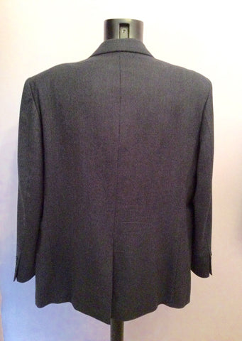 Marks & Spencer Navy Blue Wool & Cashmere Suit Jacket Size 46 - Whispers Dress Agency - Mens Suits & Tailoring - 2