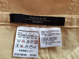 Max Mara Weekend Cream Linen Long Skirt Size 12 - Whispers Dress Agency - Sold - 3