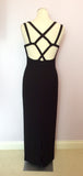 Brand New After Six By Roland Joyce Black Strappy Long Evening Dress Size 10 - Whispers Dress Agency - Womens Dresses - 3