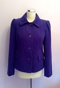 Marks & Spencer Purple Jacket Size 8 - Whispers Dress Agency - Womens Coats & Jackets - 1