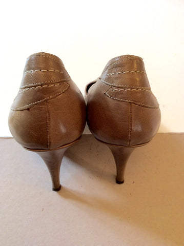 DKNY FAWN ALL LEATHER HEELS SIZE 6/39 - Whispers Dress Agency - Womens Heels - 3
