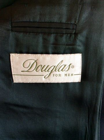 Douglas Dark Blue Wool Blend Suit Jacket Size 46R - Whispers Dress Agency - Mens Suits & Tailoring - 3