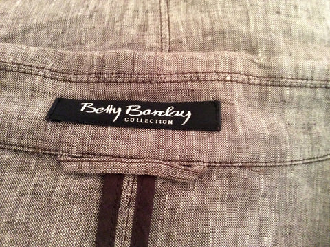 Betty Barclay Brown Linen Skirt Suit Size 14 - Whispers Dress Agency - Sold - 5