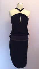 Brand New Hunters & Gatherers Black Open Back Dress Size S - Whispers Dress Agency - Womens Dresses - 1