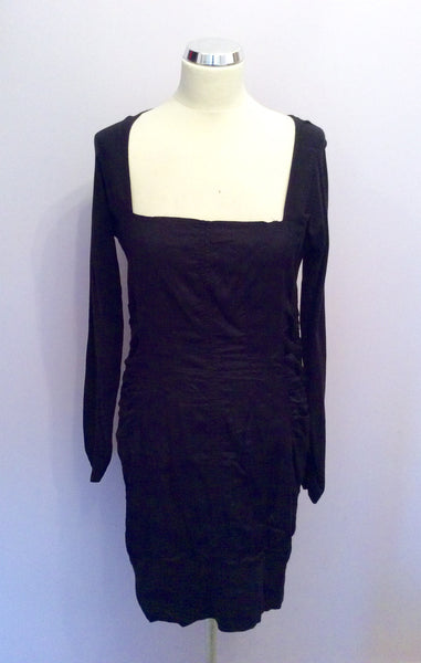 Firetrap Black Long Sleeve Pencil Dress Size M - Whispers Dress Agency - Womens Dresses - 1