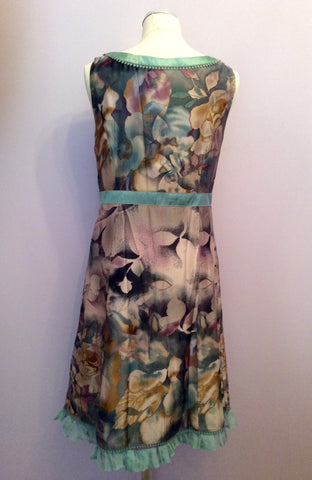 Per Una Speziale Floral Print Silk Dress Size 12 - Whispers Dress Agency - Womens Dresses - 3