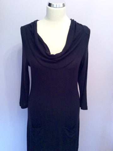 Betty Barclay Dark Blue Knit Dress Size 16 - Whispers Dress Agency - Sold - 2