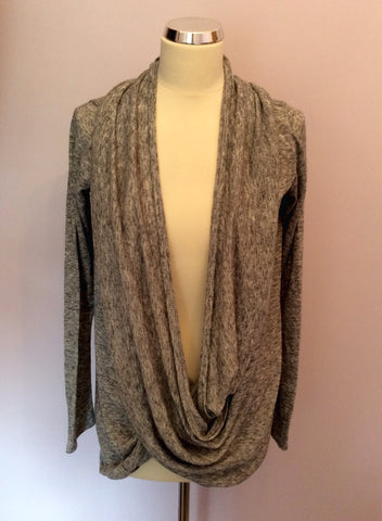 Religion Grey Cowl Neck Cardigan Size 10/S - Whispers Dress Agency - Sold - 1