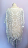 Brand New Marks & Spencer White Lace Beach Kaftan/ Cover Up Size M - Whispers Dress Agency - Sold - 2