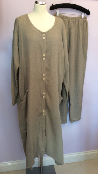 Jacqueline Beverley Natural Beige 4 Piece Outfit Size XL - Whispers Dress Agency - Womens Suits & Tailoring - 1