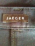 Jaeger Navy Blue Trousers Size 14 Fit 16 - Whispers Dress Agency - Sold - 5