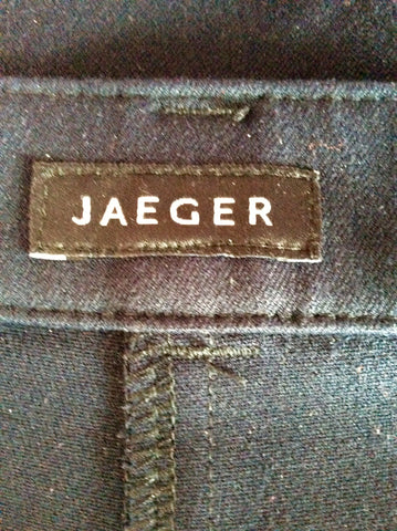 Jaeger Navy Blue Trousers Size 14 Fit 16 - Whispers Dress Agency - Sold - 5