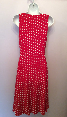 Kaliko Red & White Spot Dress Size 8 - Whispers Dress Agency - Womens Dresses - 2