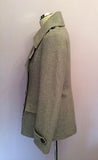 New York & Company Light Grey Double Breasted Wool Blend Jacket Size M - Whispers Dress Agency - Womens Coats & Jackets - 2