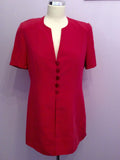 Jacques Vert Fuchsia Pink Long Skirt & Jacket/Top Suit Size 10/12 - Whispers Dress Agency - Womens Suits & Tailoring - 2