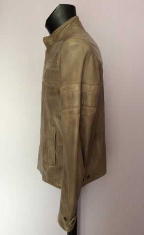 Lakeland Dark Beige Soft Leather Jacket Size 38 - Whispers Dress Agency - Sold - 3