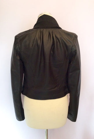 Brand New Supertrash Black Leather Jacket Size S - Whispers Dress Agency - Womens Coats & Jackets - 3