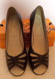 Brand New Dr Martens Dark Grey Peeptoe Heels Size 6/39 - Whispers Dress Agency - Sold - 3