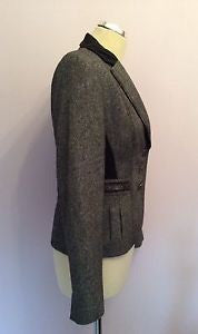 Gerry Weber Brown Wool Blend Jacket Size 10 - Whispers Dress Agency - Sold - 2