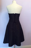 Brand New Linea Black & Sequin Trim Strapless Dress Size 14 - Whispers Dress Agency - Womens Dresses - 3