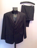 Marks & Spencer Italian Wool Black Tuxedo Suit Size 48/ 38W/ 29L - Whispers Dress Agency - Mens Suits & Tailoring - 1