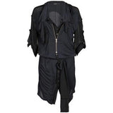 All Saints Black Apolina Shirt Dress Size 10 - Whispers Dress Agency - Sold - 1
