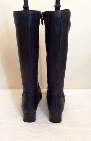 Brand New Clarks Black Soft Leather Boots Size 5/38 - Whispers Dress Agency - Sold - 3