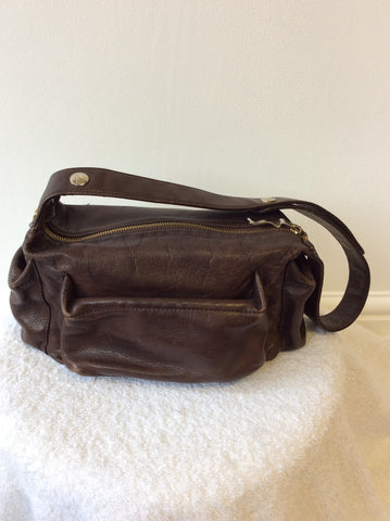 VIVIENNE WESTWOOD BROWN LEATHER SHOULDER BAG - Whispers Dress Agency - Shoulder Bags - 3