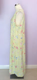 Jackpot By Carli Gry Lemon Floral Print Linen Dress Size 4 UK XL - Whispers Dress Agency - Sold - 2