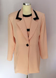 Prima Collection Pink & Black Trim Top & Jacket Outfit Size 10/12 - Whispers Dress Agency - Womens Suits & Tailoring - 1