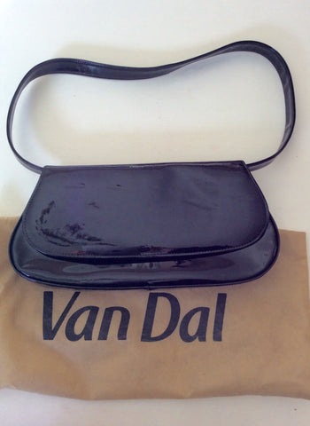Van Dal Black Patent Shoulder Bag - Whispers Dress Agency - Shoulder Bags - 1