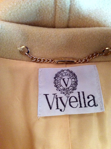 Vintage Viyella Lemon Wool Blend Double Breasted Jacket Size 10 - Whispers Dress Agency - Womens Vintage - 4