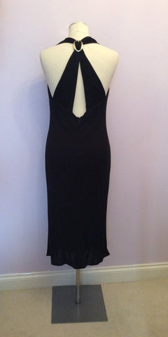 Joop Black Cut Out Back Cocktail Dress Size 40 UK 10/12 - Whispers Dress Agency - Womens Dresses - 3