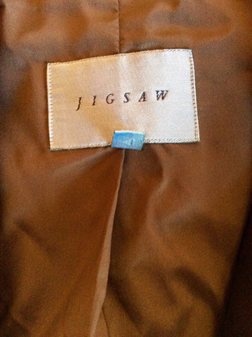 Smart Jigsaw Dark Brown Jacket Size 16 - Whispers Dress Agency - Sold - 3