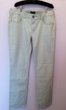Brand New Armani Light Grey Jeans Size 33 36W/35L - Whispers Dress Agency - Womens Jeans - 1