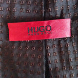 Hugo Boss Dark Brown Silk Tie - Whispers Dress Agency - Sold - 2