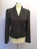 Whistles Dark Grey Wool Skirt Suit Size 10 - Whispers Dress Agency - Sold - 2
