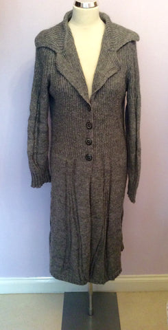 Per Una Grey Long Cardigan Size L - Whispers Dress Agency - Sold - 1