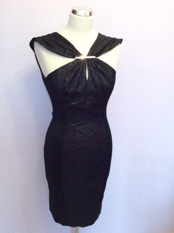 Karen Millen Black Wiggle / Pencil Dress Size 8 - Whispers Dress Agency - Womens Dresses - 3