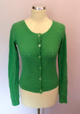 Cath Kidston Green Scoop Neck Cardigan Size S - Whispers Dress Agency - Sold - 1