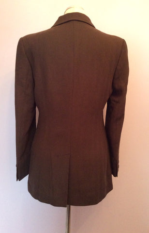 Laura Ashley Brown Wool Skirt Suit Size 10 - Whispers Dress Agency - Womens Suits & Tailoring - 3