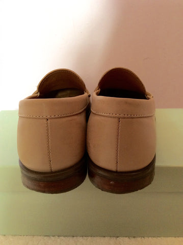 John Lewis Blush / Beige Leather Moccasins/ Loafers Size 5/38 - Whispers Dress Agency - Womens Flats - 4