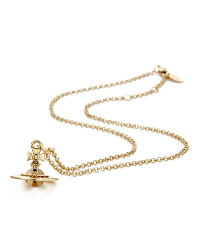 VIVIENNE WESTWOOD TINY ORB GOLD PLATED PENDANT - Whispers Dress Agency - Sold - 2