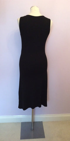 Burberry Black V Neckline Sleeveless Dress Size 10 - Whispers Dress Agency - Womens Dresses - 4