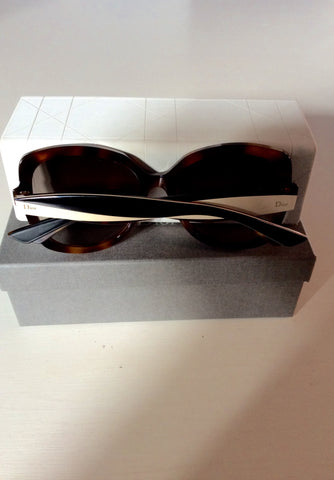 Christian Dior Envol2 Brown Tortoise Shell Sunglasses - Whispers Dress Agency - Sold - 3