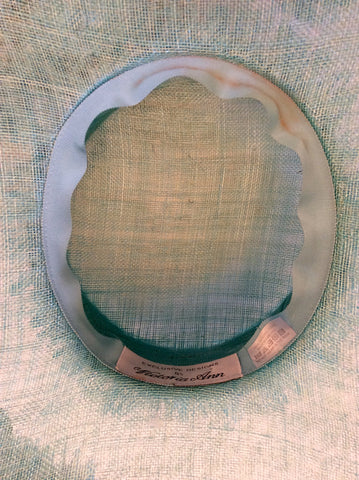 Victoria Ann Turquoise Wide Brim Feather Trim Formal Hat - Whispers Dress Agency - Womens Formal Hats & Fascinators - 8