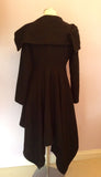 Kelly Ewing Black Quirky Coat Size 10 - Whispers Dress Agency - Sold - 3