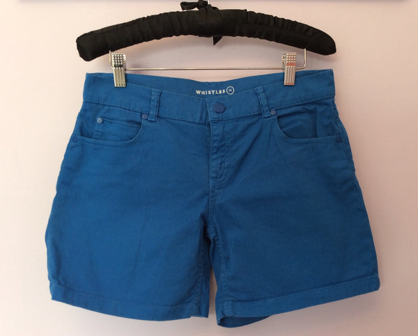 Whistles Bright Blue Shorts Size 26 - Whispers Dress Agency - Womens Shorts - 1